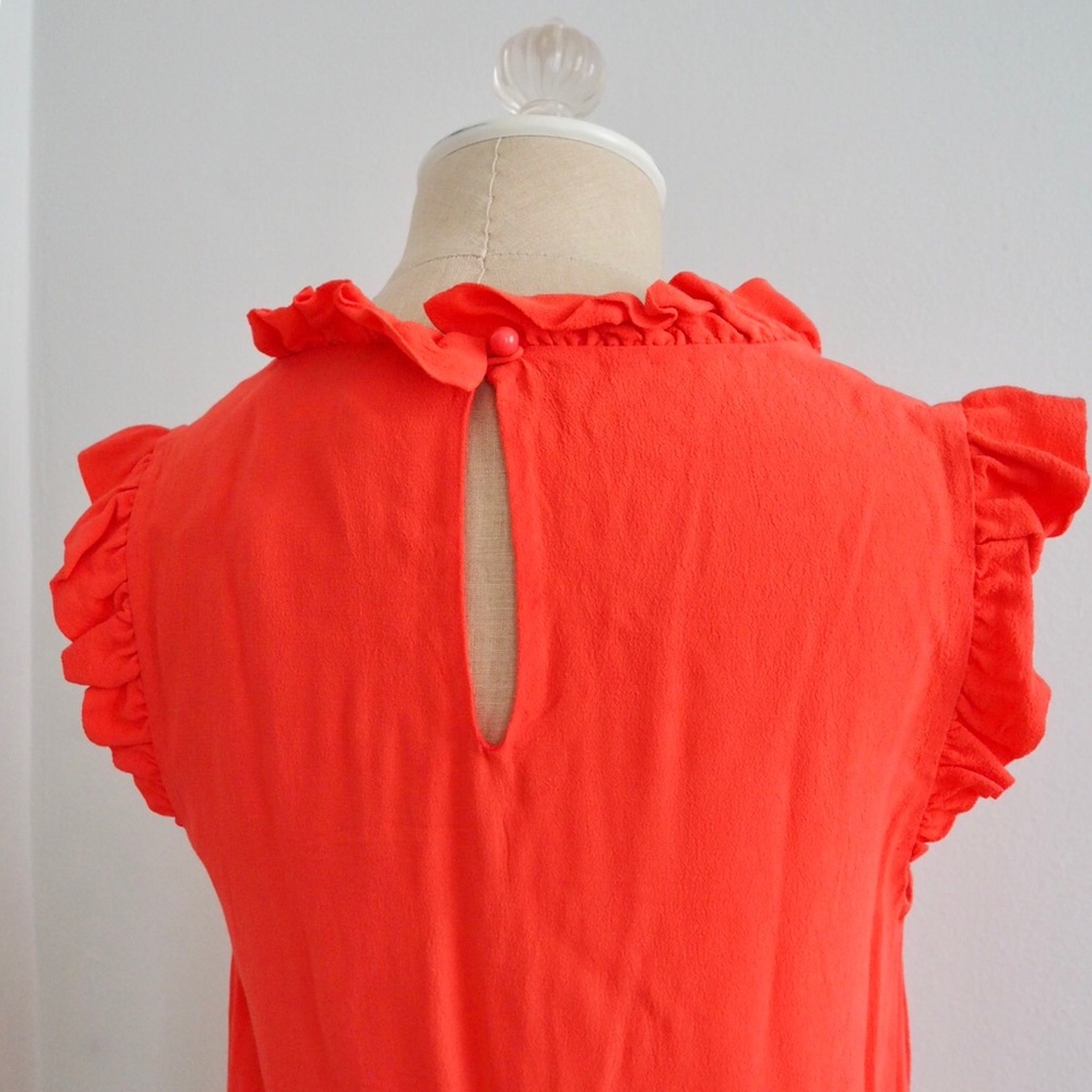 Kate Spade Ruffle Tank Top Blouse - Picture 4 of 5